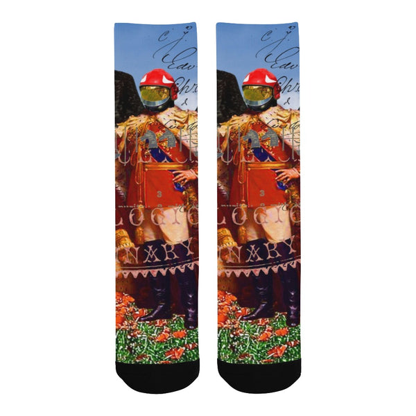 THE KING OF THE FIELD II Unisex Mixed-Fabric Socks