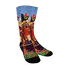 THE KING OF THE FIELD II Unisex Mixed-Fabric Socks