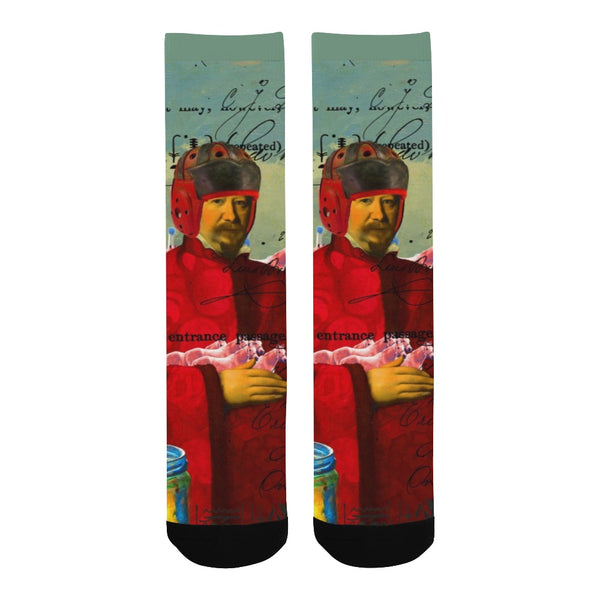 I FOUND THEM IN THERE III Unisex Mixed-Fabric Socks