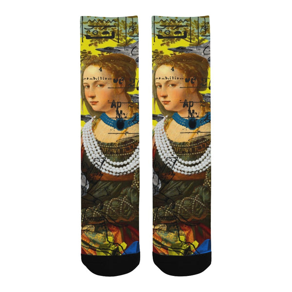 THE PLANE TECHNICIAN / UNPAINTER Unisex Mixed-Fabric Socks