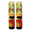 THE CATS' ROCKETS' GUARD Unisex Mixed-Fabric Socks