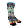 THE TWINS III Unisex Mixed-Fabric Socks