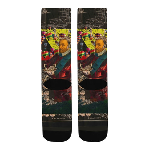 THE HEDGEHOG SOUP UPPER III IV Unisex Mixed-Fabric Socks