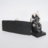 Unisex Black And White Hand-Made Traditional Moroccan Craftsmanship Leather Shoes - Variation II