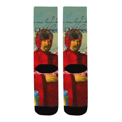 I FOUND THEM IN THERE III Unisex Mixed-Fabric Socks