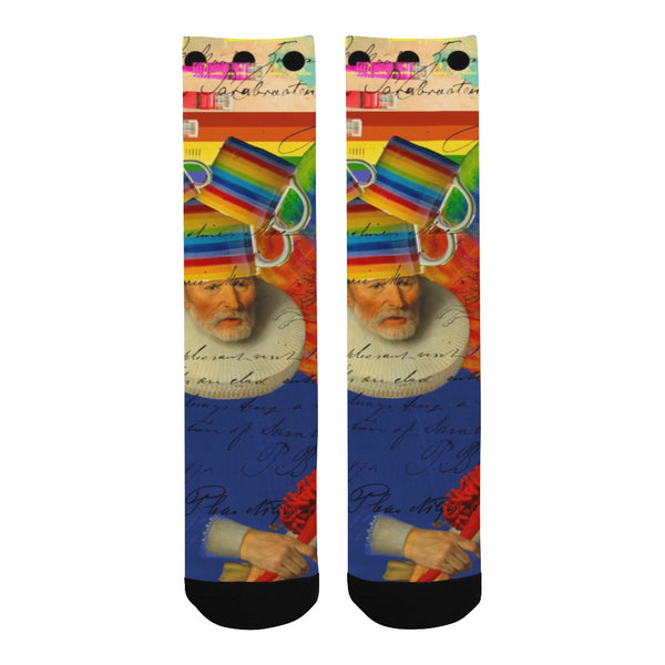 THE BIG PARROT II Unisex Mixed-Fabric Socks