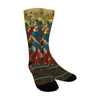 PASSING OUT THE BROOMS Unisex Mixed-Fabric Socks