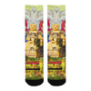 THE WHITE FEATHER HEADDRESS Unisex Mixed-Fabric Socks