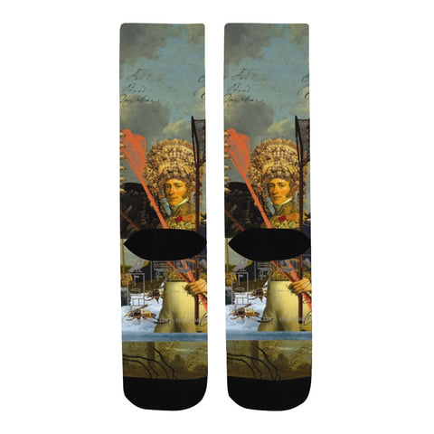 THE YOUNG KING ALT. 2 II Unisex Mixed-Fabric Socks