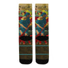PASSING OUT THE BROOMS Unisex Mixed-Fabric Socks
