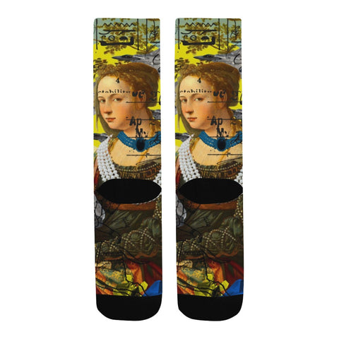 THE PLANE TECHNICIAN / UNPAINTER Unisex Mixed-Fabric Socks