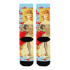 THE SHOWY PLANE HUNTER AND FISH IV Unisex Mixed-Fabric Socks