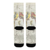 THE PARROT MAP III Unisex Mixed-Fabric Socks