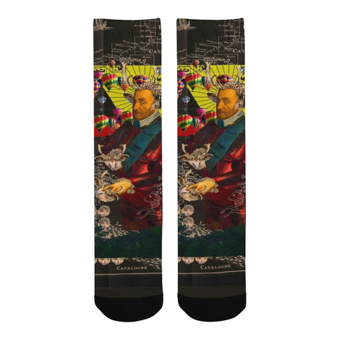 THE HEDGEHOG SOUP UPPER III IV Unisex Mixed-Fabric Socks