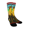 PRAYER II Unisex Mixed-Fabric Socks