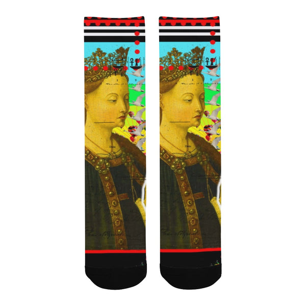 PRAYER II Unisex Mixed-Fabric Socks
