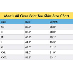 1, 2, 3 V Men's All Over Print Tee