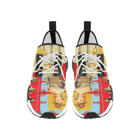 THE SHOWY PLANE HUNTER AND FISH IV Women's All Over Print Running Shoes