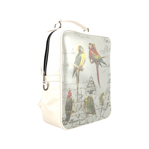 THE PARROT MAP II Square Backpack