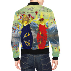THE LAMPPOST INSTALLATION CREW VIII All Over Print Bomber Jacket for Men