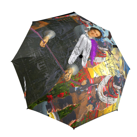 HERE, LET ME HELP YOU OUT WITH THAT II Semi-Automatic Foldable Umbrella