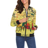 HERE, TAKE IT II All Over Print Bomber Jacket for Women