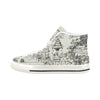 MAP AND SOME ILLUSTRATIONS Men's All Over Print Canvas Sneakers