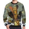 THE YOUNG KING ALT. 2 II Men's Oversized Fleece Sweatshirt