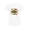 Fish 2 Women's Printed Cotton Tee Shirt