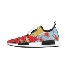 THE SHOWY PLANE HUNTER AND FISH IV Women's All Over Print Running Shoes