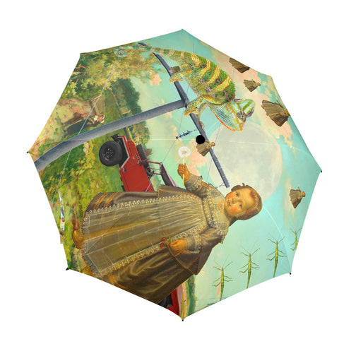 DANDELIONS Semi-Automatic Foldable Umbrella