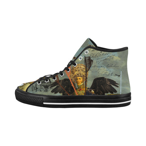 THE YOUNG KING ALT. 2 II Men's All Over Print Canvas Sneakers