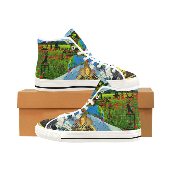 HEY! HERE ARE TWO MORE FOR YOU GUYS. Women's All Over Print Canvas Sneakers