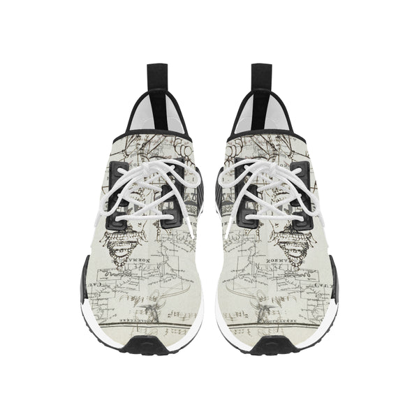 A MAP AND SOME ILLUSTRATIONS Women’s All Over Print Running Shoes
