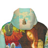 DANDELIONS X THE OLD PHOTO I X AND THIS, IS THE RAINBOW BRUSH CACTUS. II All-Over Print Unisex Long Down Jacket