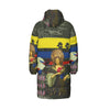 THE FLOWERS OF THE QUEEN All-Over Print Unisex Long Down Jacket