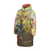 PASSING OUT THE BROOMS V X THE WHITE FEATHER HEADDRESS All-Over Print Unisex Long Down Jacket