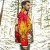 THE SITAR PLAYER II All-Over Print Unisex Stand-up Collar Down Jacket