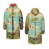 DANDELIONS X PASSING OUT THE BROOMS V All-Over Print Unisex Long Down Jacket