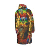 AND THIS, IS THE RAINBOW BRUSH CACTUS. II All-Over Print Unisex Long Down Jacket
