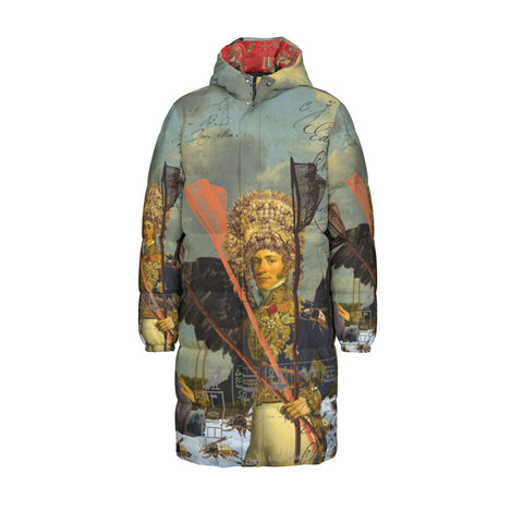 THE YOUNG KING ALT. 2 II All-Over Print Unisex Long Down Jacket