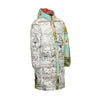 DANDELIONS X MAP AND SOME ILLUSTRATIONS All-Over Print Unisex Long Down Jacket