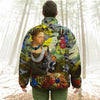THE PLANE TECHNICIAN / UNPAINTER II All-Over Print Unisex Stand-up Collar Down Jacket