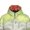 THE WHITE FEATHER HEADDRESS All-Over Print Unisex Long Down Jacket