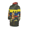 THE FLOWERS OF THE QUEEN All-Over Print Unisex Long Down Jacket
