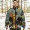 THE YOUNG KING ALT. 2 II All-Over Print Unisex Stand-up Collar Down Jacket