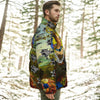 THE PLANE TECHNICIAN / UNPAINTER II All-Over Print Unisex Stand-up Collar Down Jacket