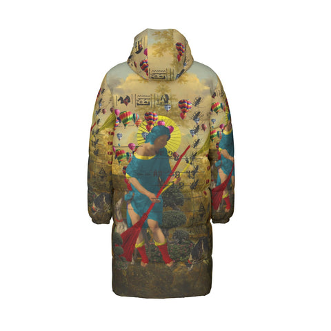 PASSING OUT THE BROOMS V All-Over Print Unisex Long Down Jacket