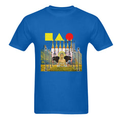 ROCKET GIRL II Sunny Men's Printed Cotton Tee Shirt