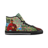 I FOUND THEM IN THERE III Men's All Over Print Canvas Sneakers